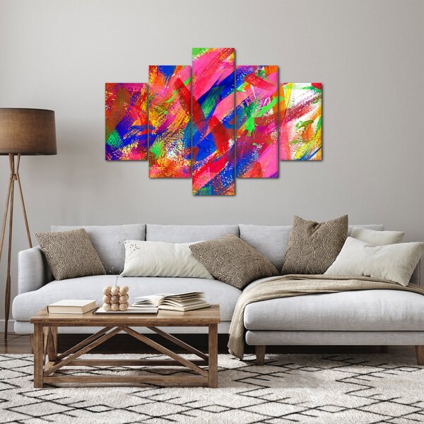 Slika - Apstrakcija u boji (150x105 cm)