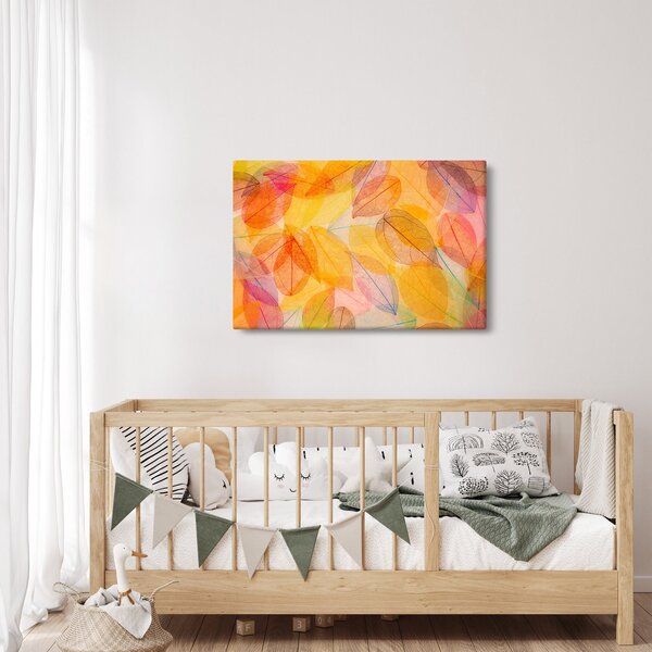 Slika - Pozadina sa jesenskim lišćem (90x60 cm)