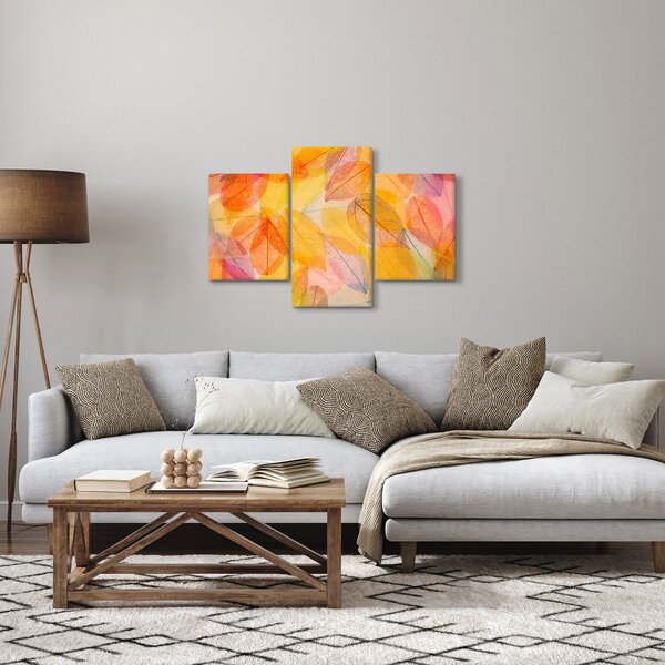 Slika - Pozadina sa jesenskim lišćem (90x60 cm)