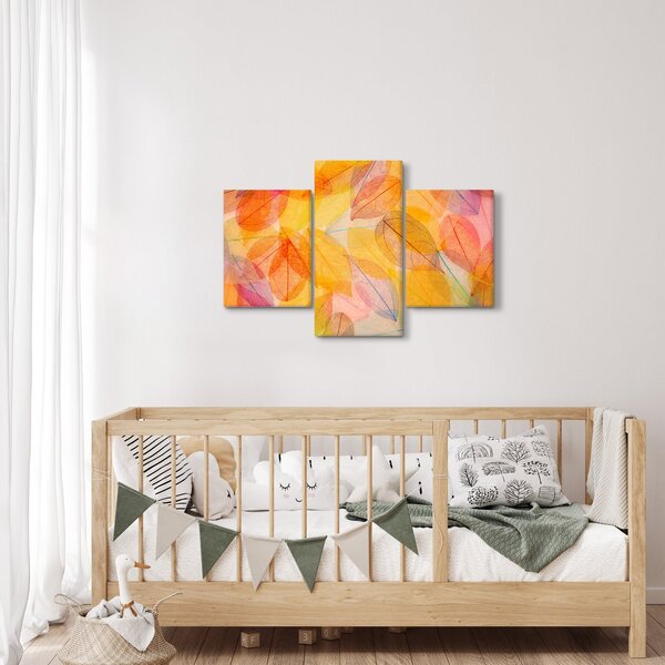 Slika - Pozadina sa jesenskim lišćem (90x60 cm)