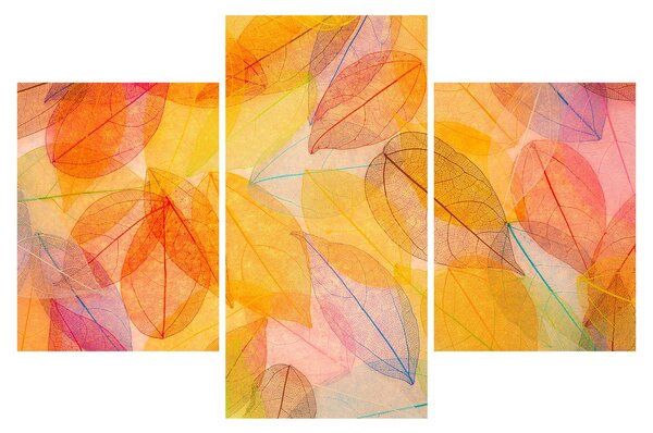 Slika - Pozadina sa jesenskim lišćem (90x60 cm)