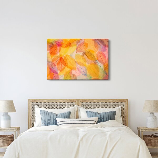 Slika - Pozadina sa jesenskim lišćem (90x60 cm)