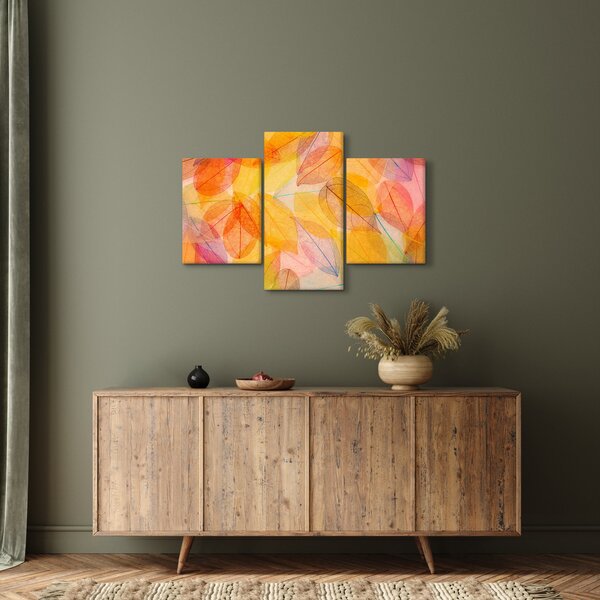 Slika - Pozadina sa jesenskim lišćem (90x60 cm)
