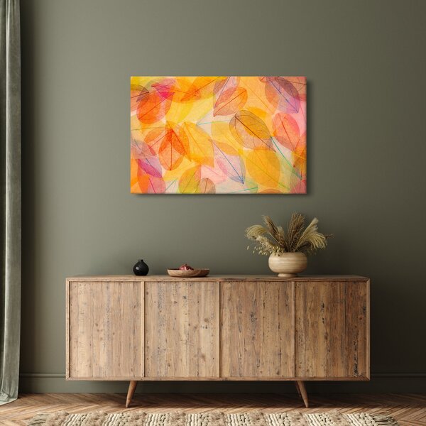 Slika - Pozadina sa jesenskim lišćem (90x60 cm)