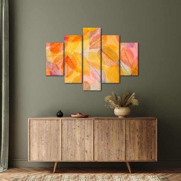 Slika - Pozadina sa jesenskim lišćem (150x105 cm)