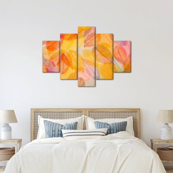 Slika - Pozadina sa jesenskim lišćem (150x105 cm)
