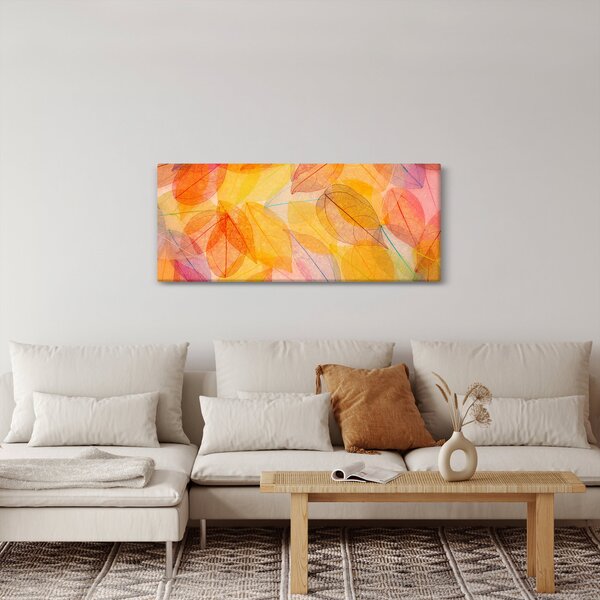 Slika - Pozadina sa jesenskim lišćem (120x50 cm)