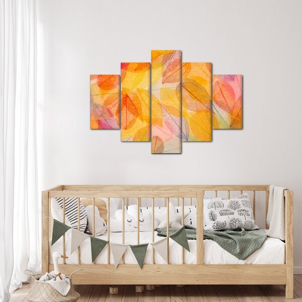 Slika - Pozadina sa jesenskim lišćem (150x105 cm)
