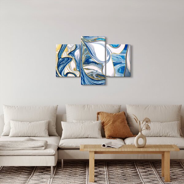 Slika - Mramorni valovi (90x60 cm)