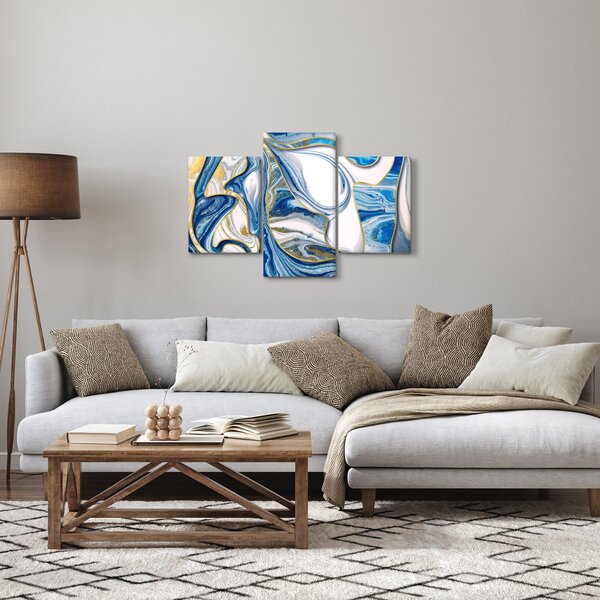 Slika - Mramorni valovi (90x60 cm)