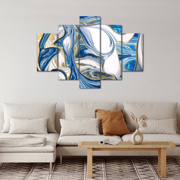 Slika - Mramorni valovi (150x105 cm)