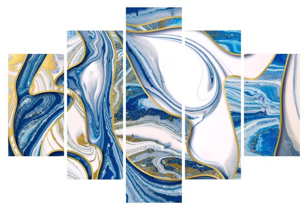 Slika - Mramorni valovi (150x105 cm)