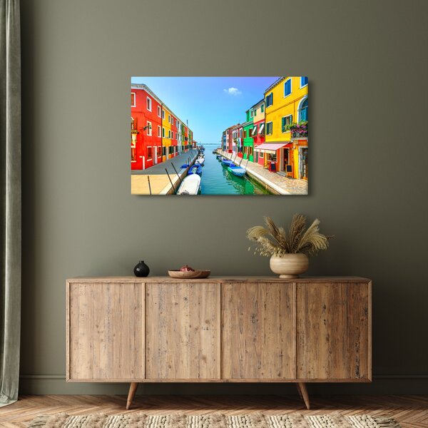 Slika - Otok Burano, Venecija, Italija (90x60 cm)