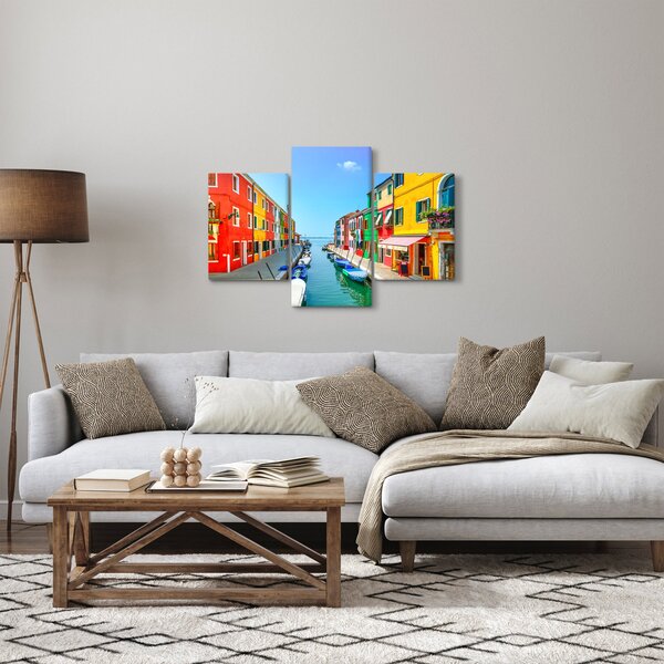 Slika - Otok Burano, Venecija, Italija (90x60 cm)