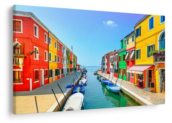 Slika - Otok Burano, Venecija, Italija (90x60 cm)