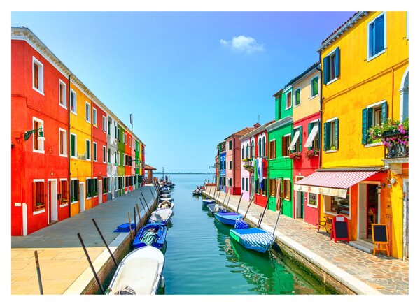 Slika - Otok Burano, Venecija, Italija (70x50 cm)