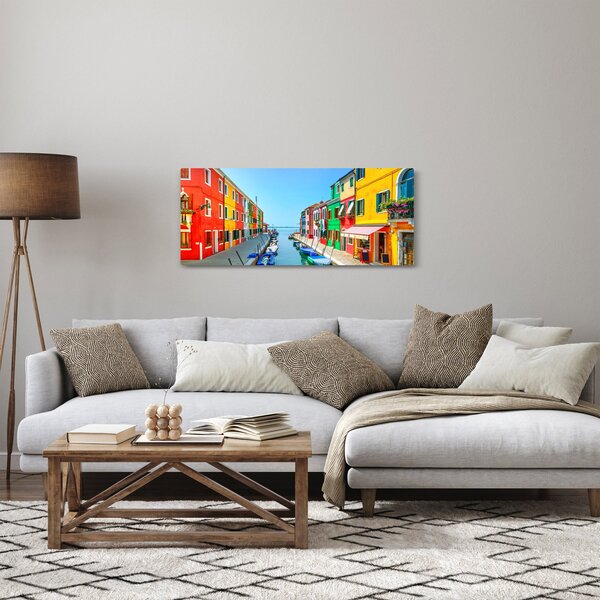 Slika - Otok Burano, Venecija, Italija (120x50 cm)