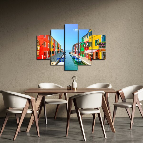 Slika - Otok Burano, Venecija, Italija (150x105 cm)