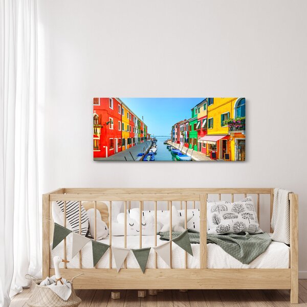 Slika - Otok Burano, Venecija, Italija (120x50 cm)