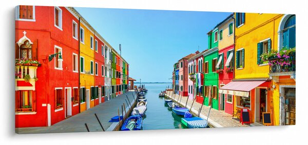 Slika - Otok Burano, Venecija, Italija (120x50 cm)