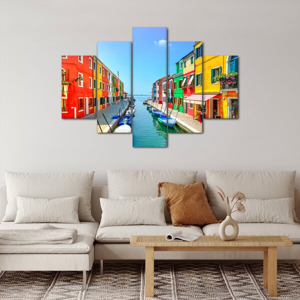 Slika - Otok Burano, Venecija, Italija (150x105 cm)