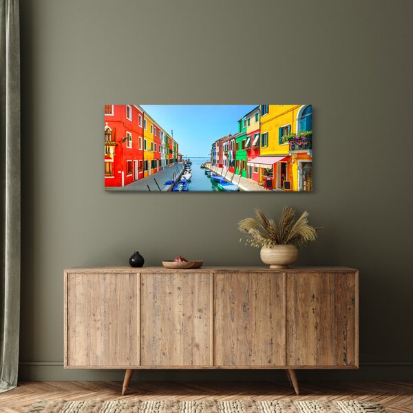 Slika - Otok Burano, Venecija, Italija (120x50 cm)