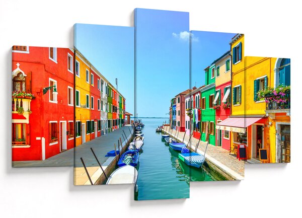 Slika - Otok Burano, Venecija, Italija (150x105 cm)