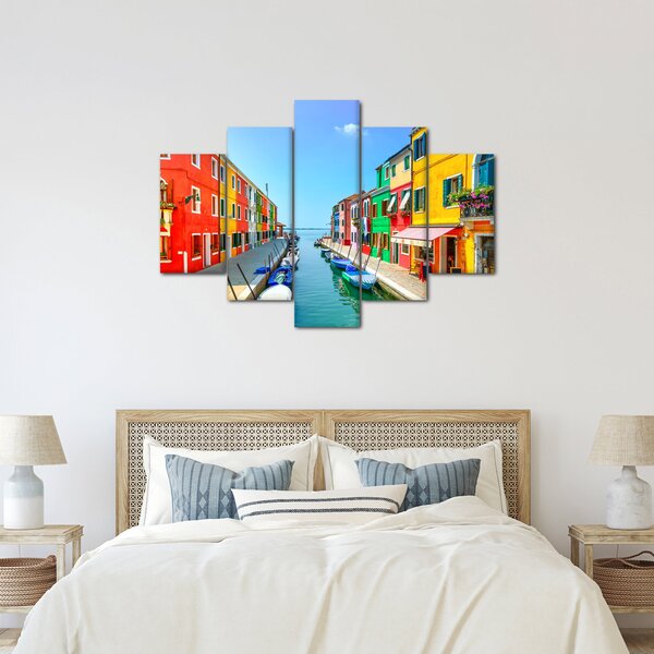 Slika - Otok Burano, Venecija, Italija (150x105 cm)