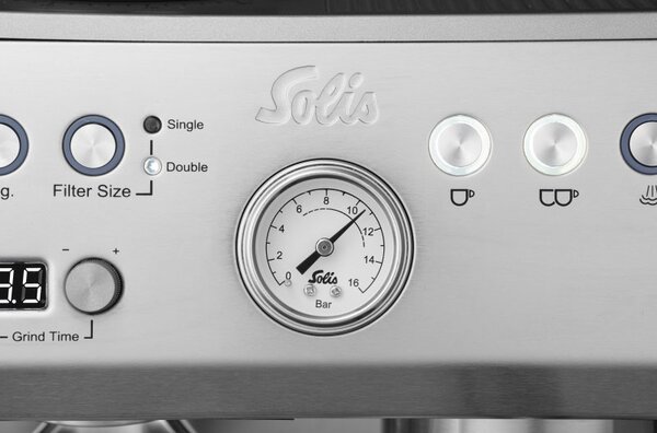 Solis Grind & Infuse Perfetta Silver espresso aparat