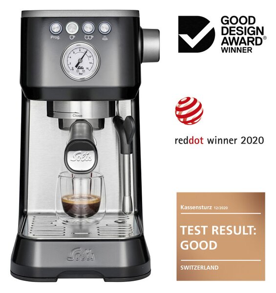 Solis Barista Perfetta Plus Black espresso aparat