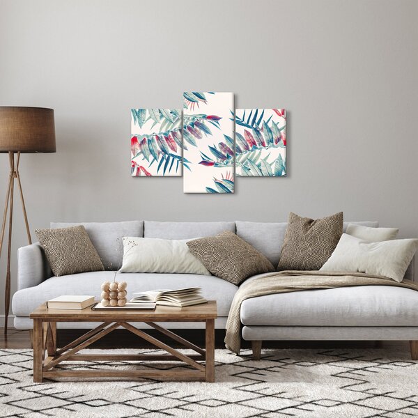 Slika - Tropsko lišće (90x60 cm)