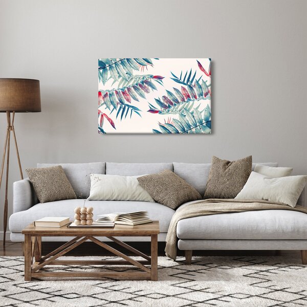 Slika - Tropsko lišće (90x60 cm)