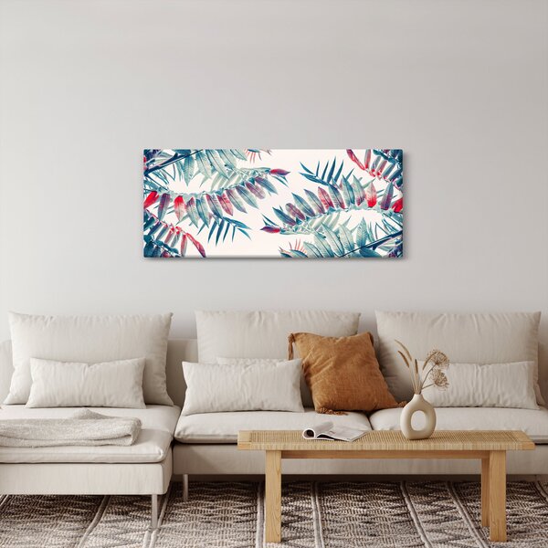 Slika - Tropsko lišće (120x50 cm)