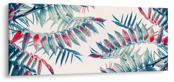 Slika - Tropsko lišće (120x50 cm)