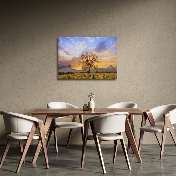 Slika - Pejzaž sa suncokretima (70x50 cm)