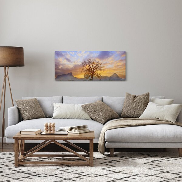 Slika - Pejzaž sa suncokretima (120x50 cm)