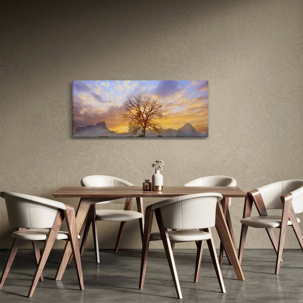 Slika - Pejzaž sa suncokretima (120x50 cm)
