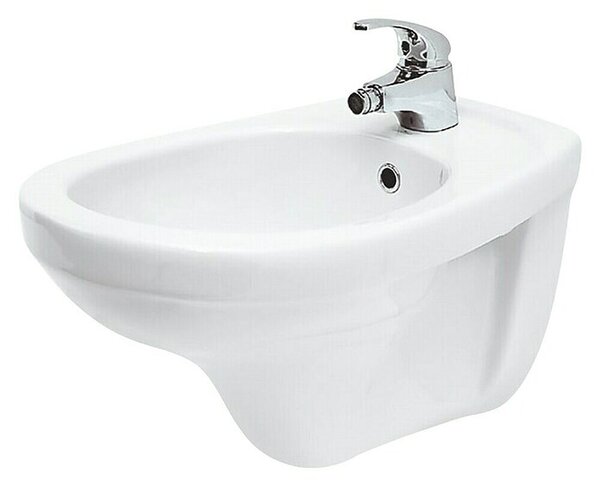 Cersanit Delfi Zidni bide (Bijele boje, Keramika, Bez posebne glazure)