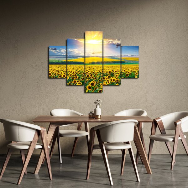 Slika - Polje suncokreta (150x105 cm)