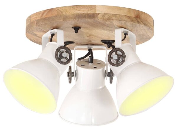 VidaXL Industrijska stropna svjetiljka 25 W bijela 42 x 27 cm E27