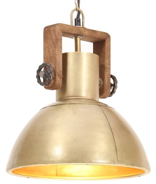 VidaXL Industrijska viseća svjetiljka 25 W mjedena okrugla 30 cm E27