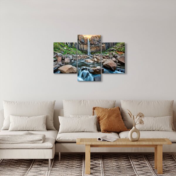 Slika - Slap Svartifoss, Island (90x60 cm)