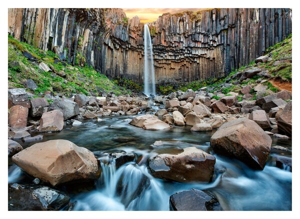 Slika - Slap Svartifoss, Island (70x50 cm)