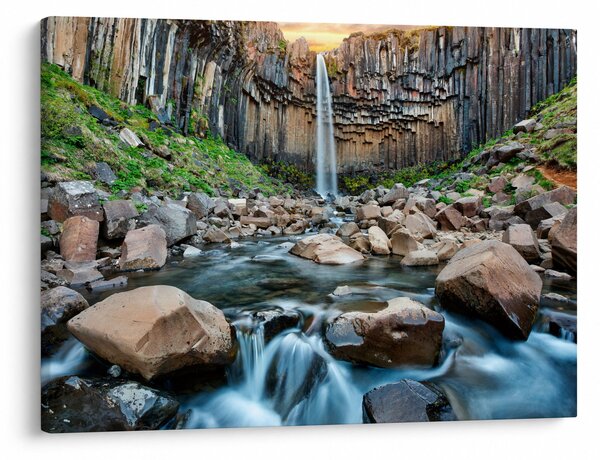 Slika - Slap Svartifoss, Island (70x50 cm)