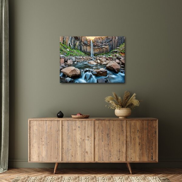 Slika - Slap Svartifoss, Island (70x50 cm)