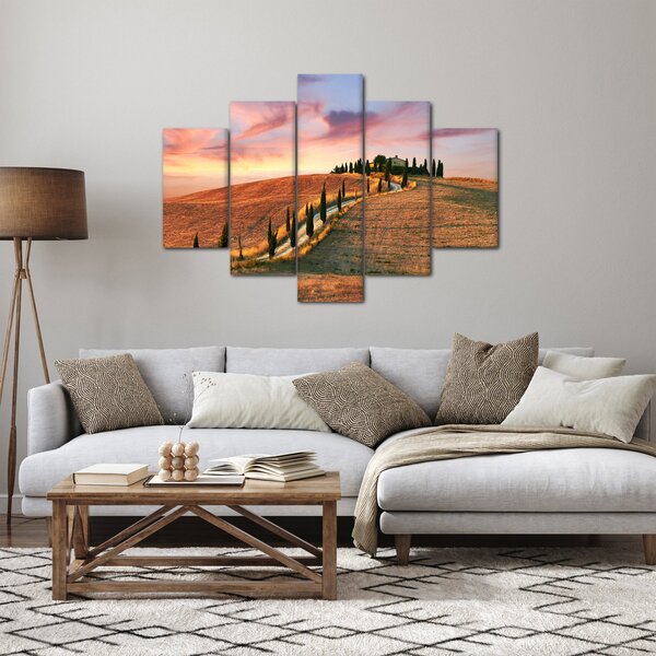 Slika - Kuća na brdu, Toskana, Italija (150x105 cm)