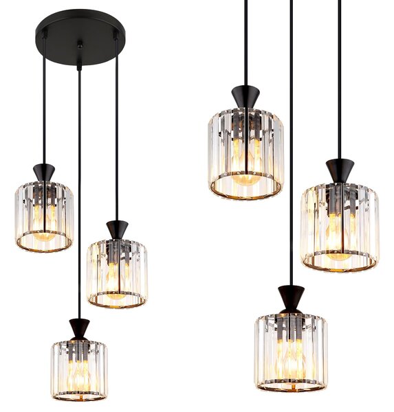 Lampa Viseća EBT025-3CP BLACK