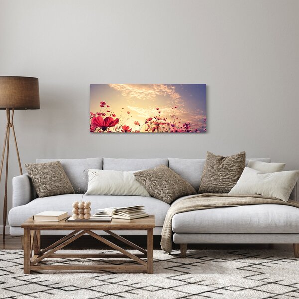Slika - Livada s cvijećem (120x50 cm)
