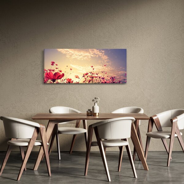 Slika - Livada s cvijećem (120x50 cm)