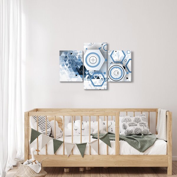 Slika - Geometrijska apstrakcija (90x60 cm)